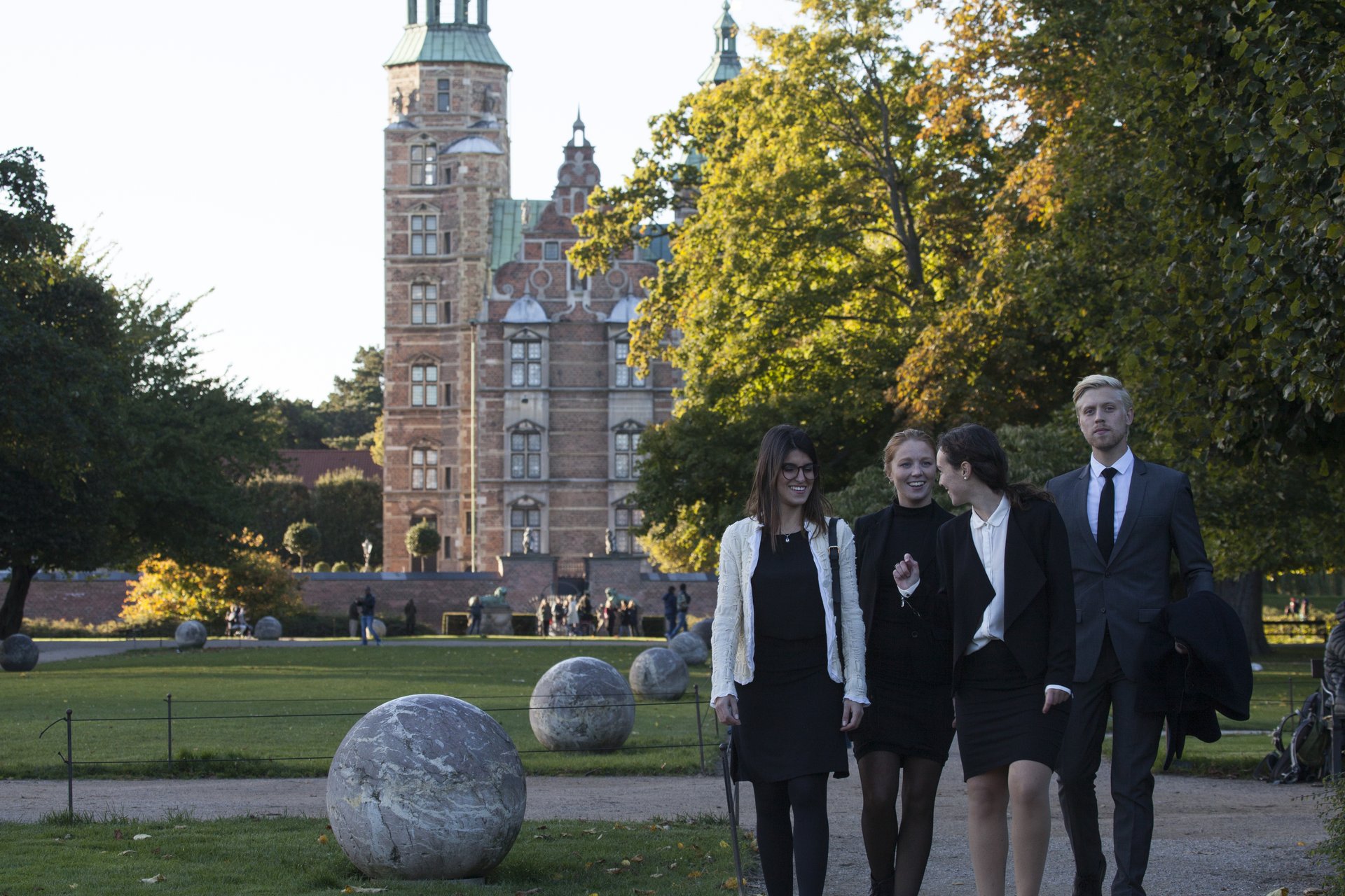 Fire forretningsfolk får en tur i Kongens Have