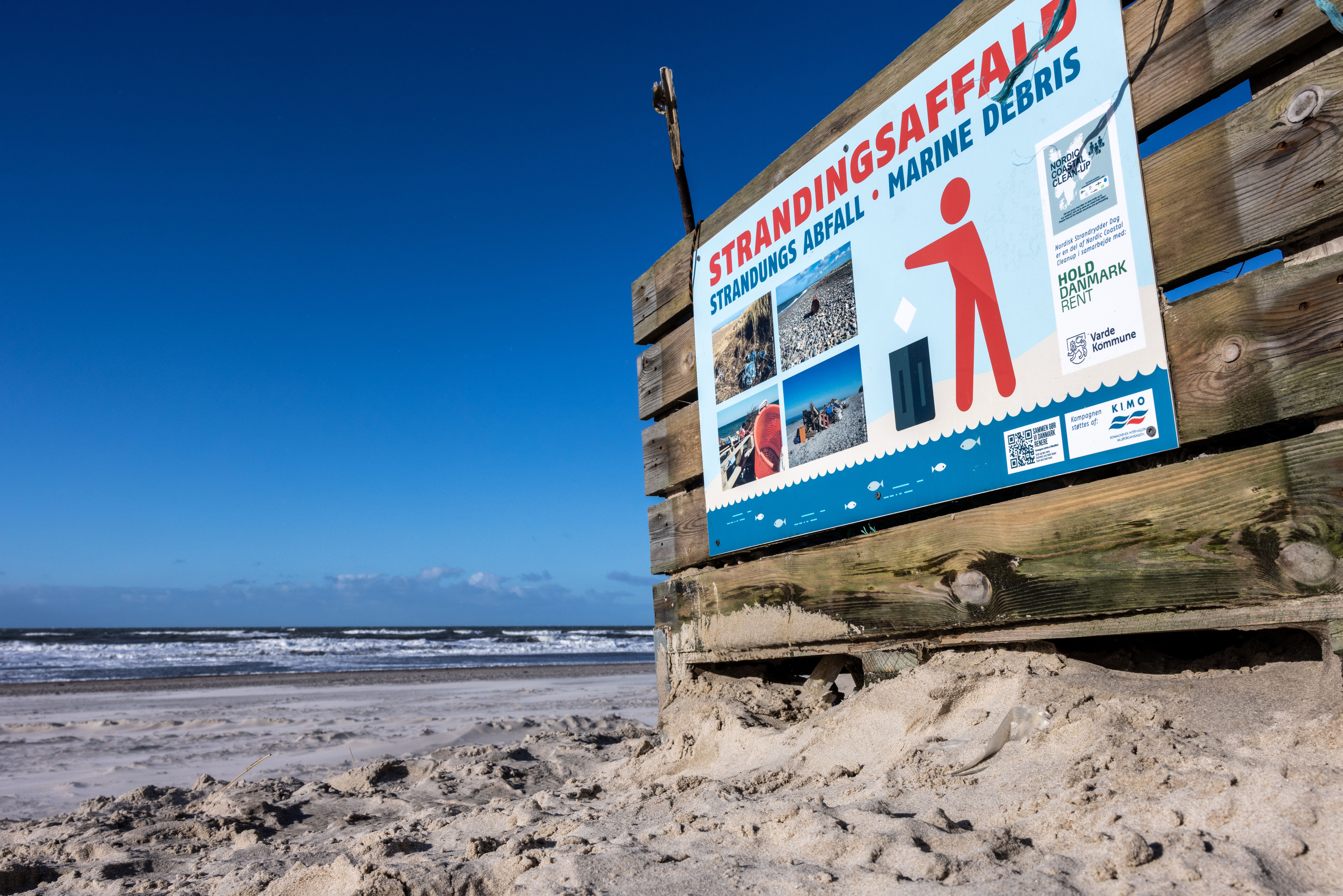 Strandkasse til affald
