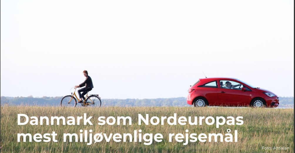 Danmark som miljøvenlig rejsemål